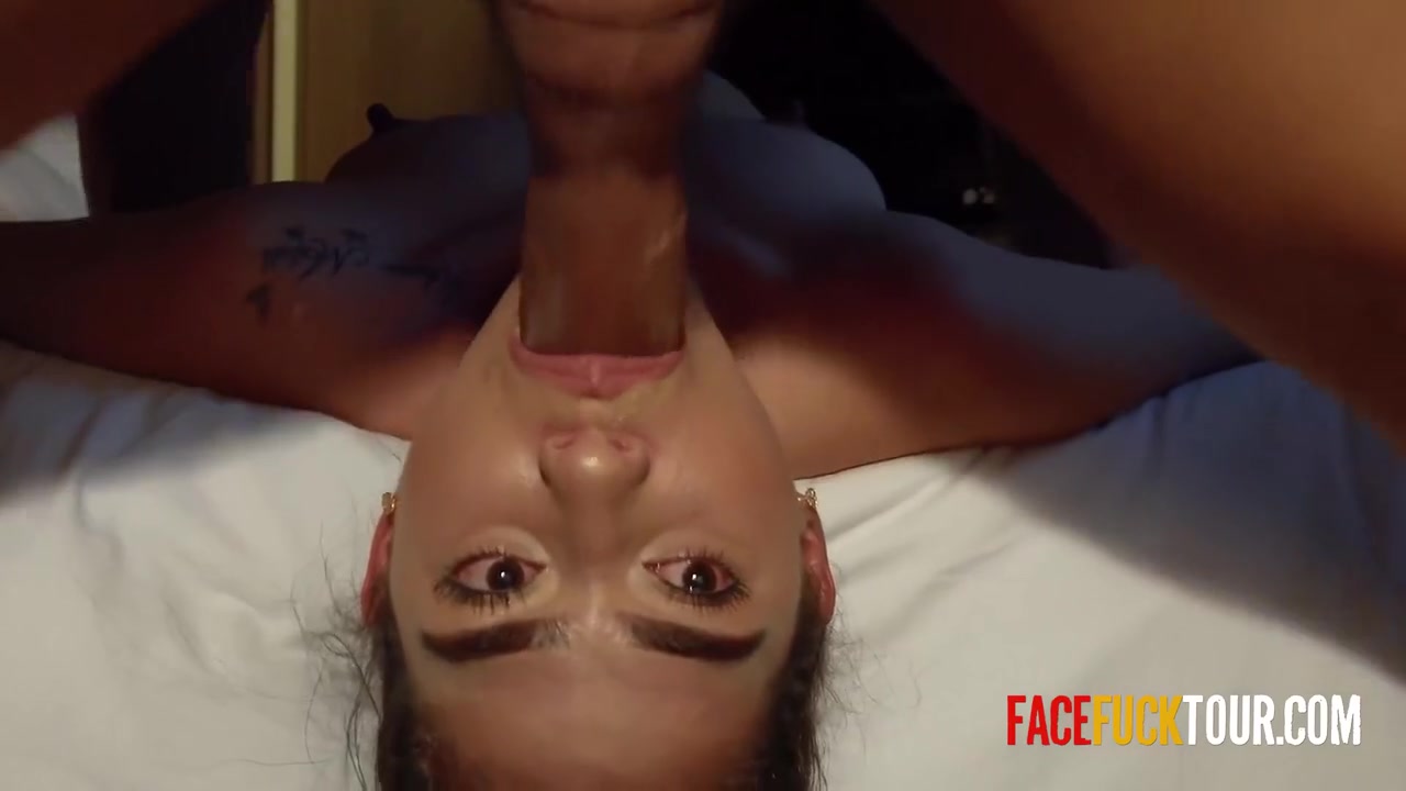 Amateur Slut Lies Down To Get Throatpie Hardcore Face Fuck