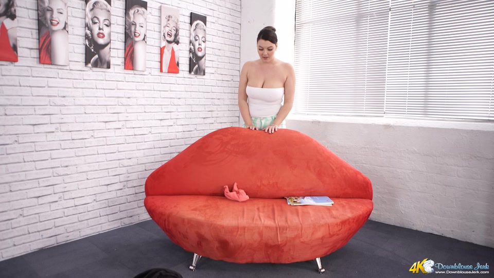 Cherry Blush in A Massive Pair - DownblouseJerk