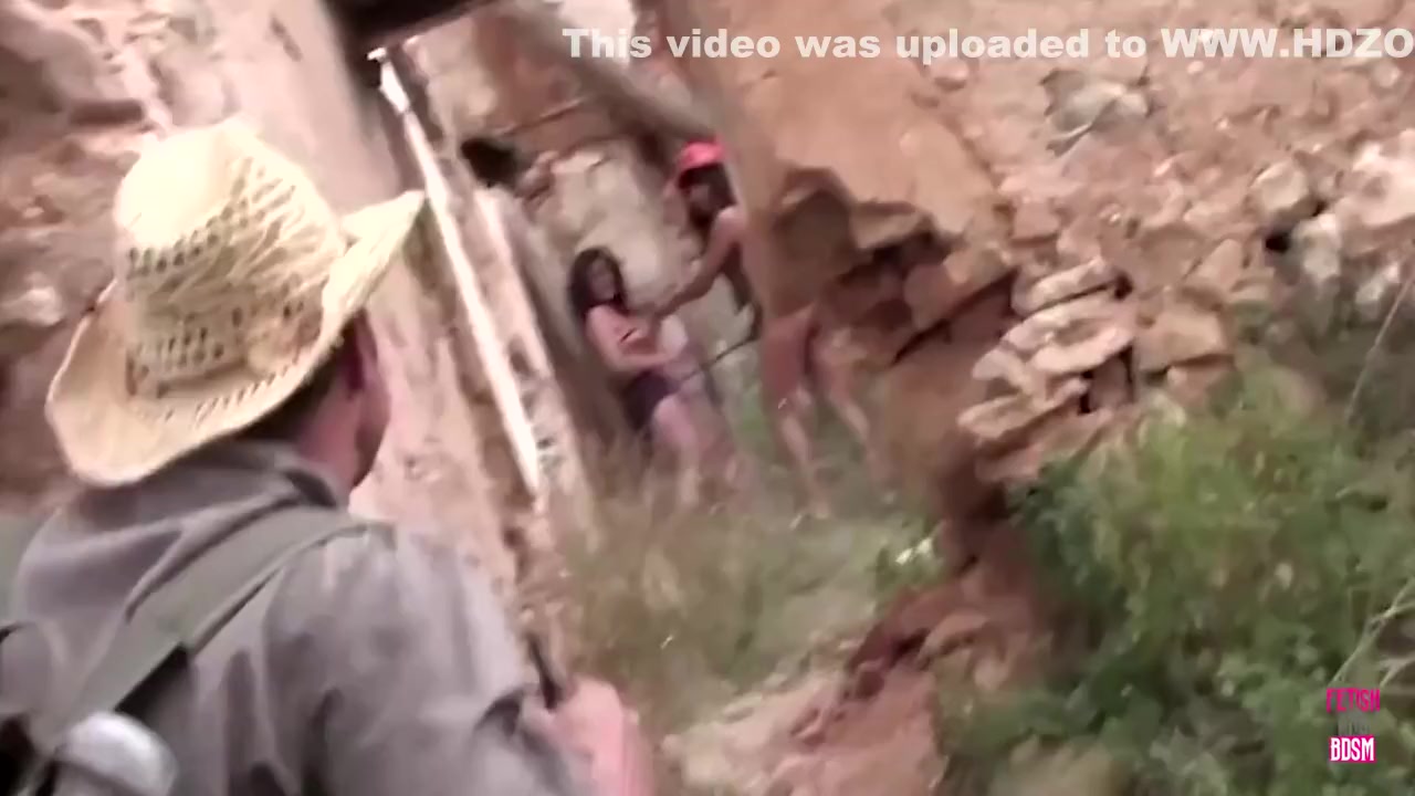 A Couple Of Hikers Find A Blonde In An Old Fortress And Fuck Her