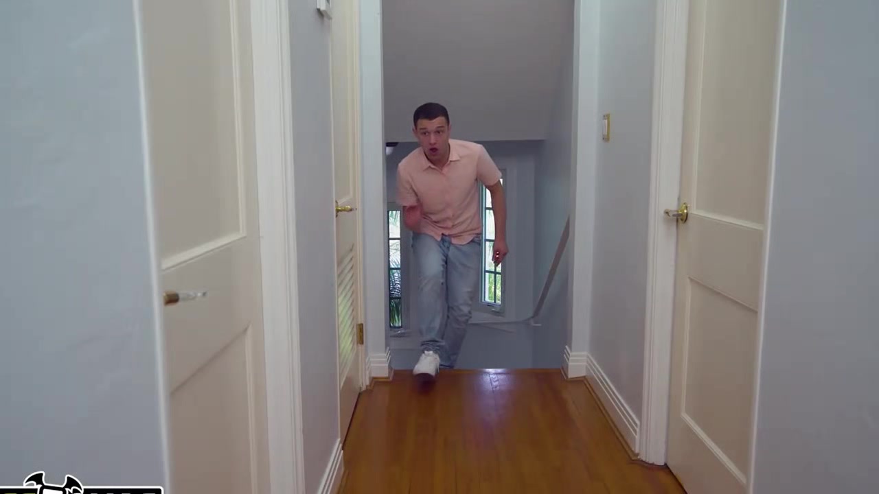 hiding in my stepmom s room when she s having phone sex