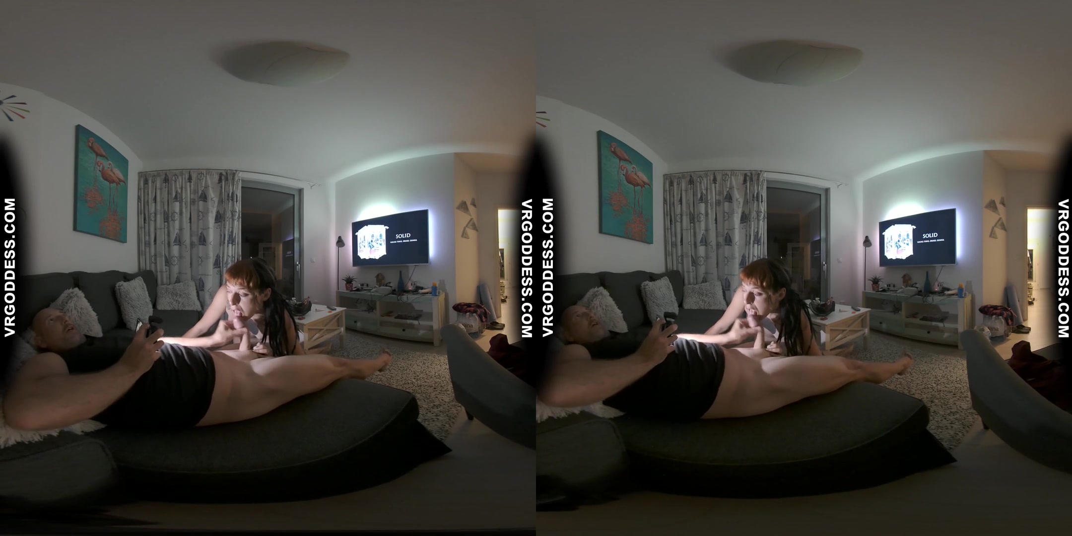 Vacation Sexy Tattooed Brille Giving Me Nasty Sloppy Wet Blowjob Between The Scenes With Mouth Cum