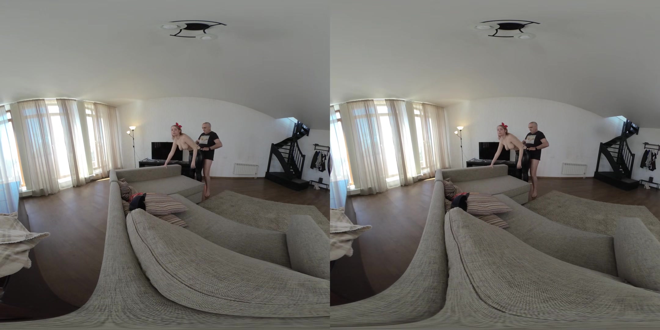 Old Husband Return To Young Wife And Do Anal