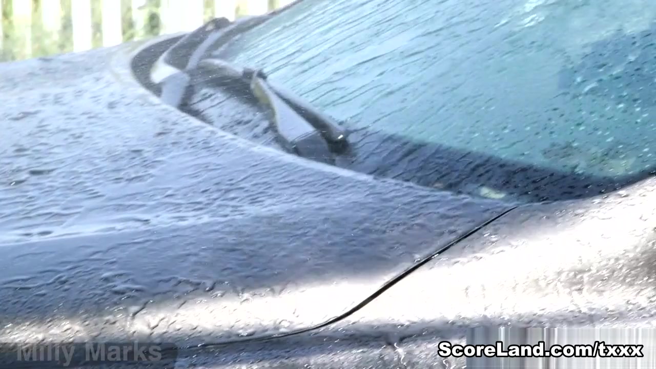 The Milly Marks boobular car wash - Milly Marks - Scoreland2