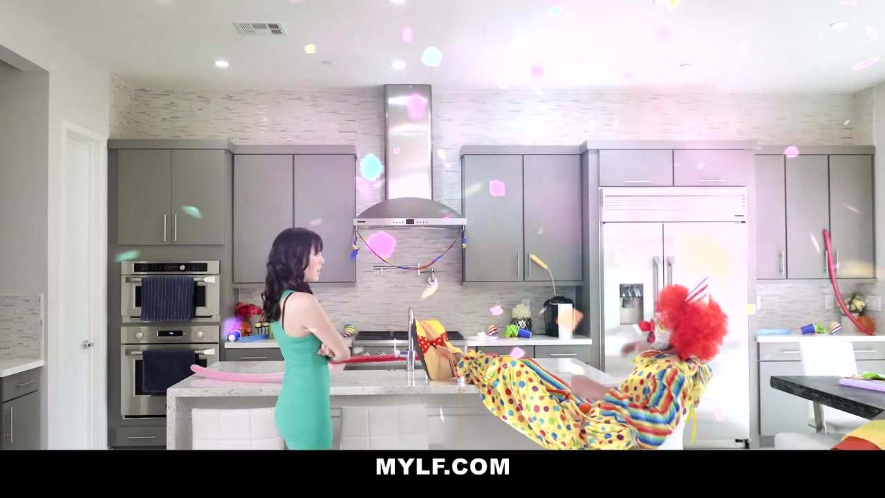 MYLF - Sexy Cougar Gets Fucked By A Big Dick Clown