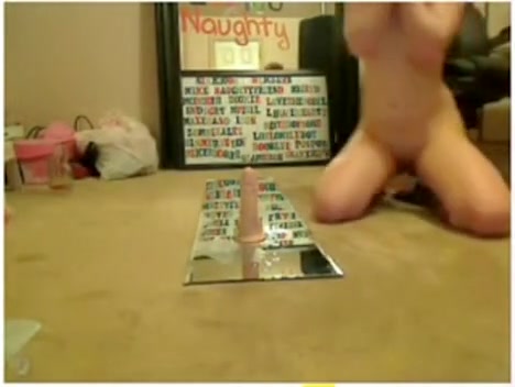 Shameless bitch shoves pink dildo too deeper on webcam