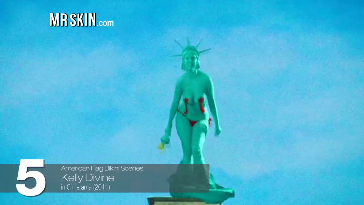 Top 5 American Flag Bikini Scenes - Mr.Skin