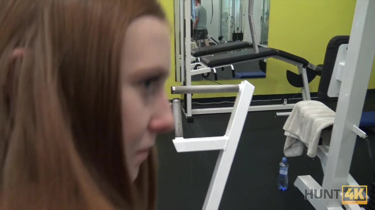 HUNT4K. Spontaneous pickup in the gym causes passionate sex scene