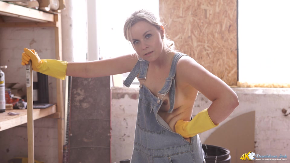 Anna Belle in Do The Dirty Work - DownblouseJerk