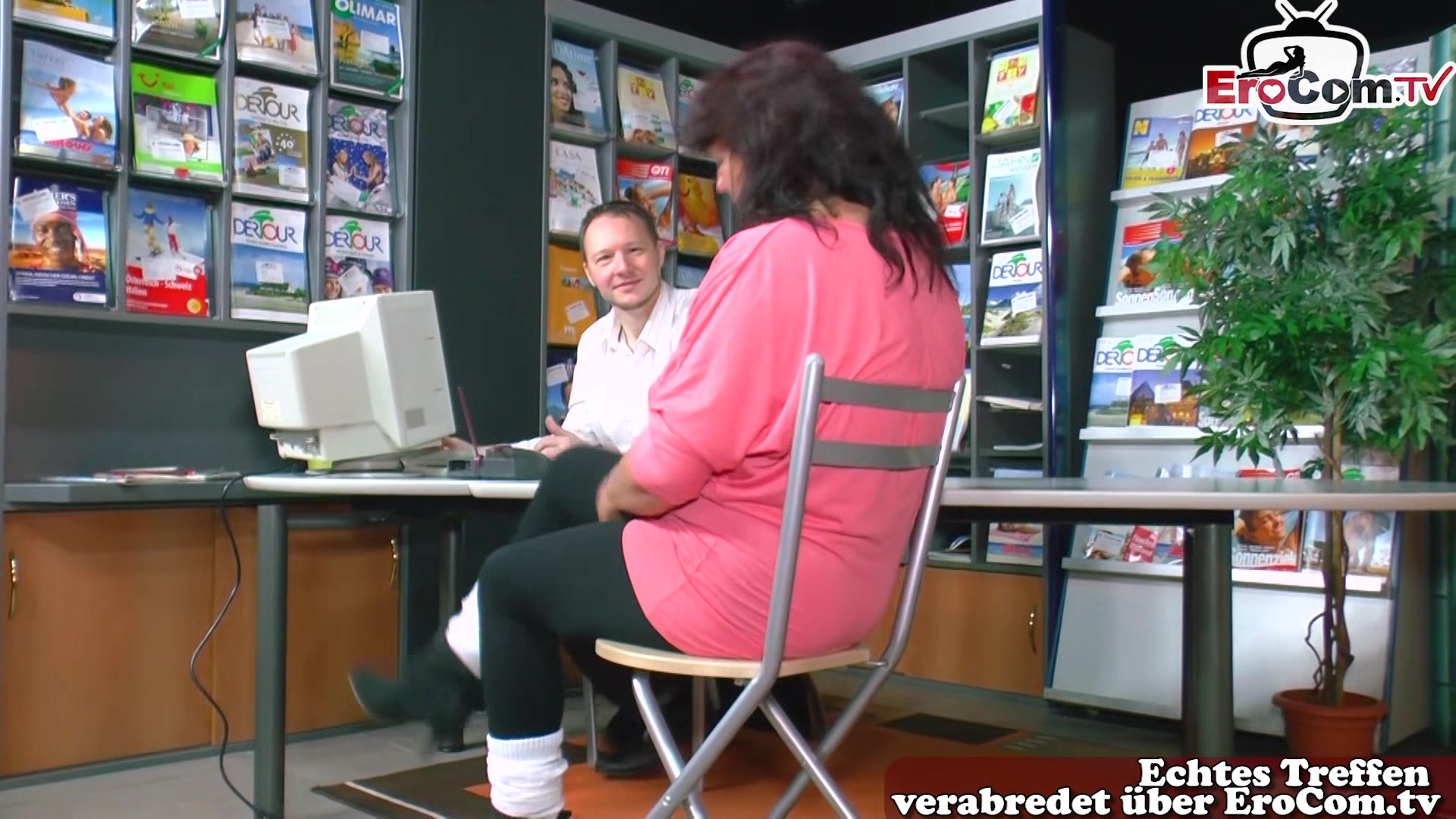 German mature mom goes to job interview and gets fucked