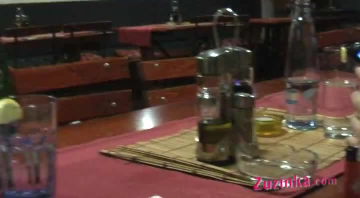 Exhibitionist teenagers 18+ in a public pub
