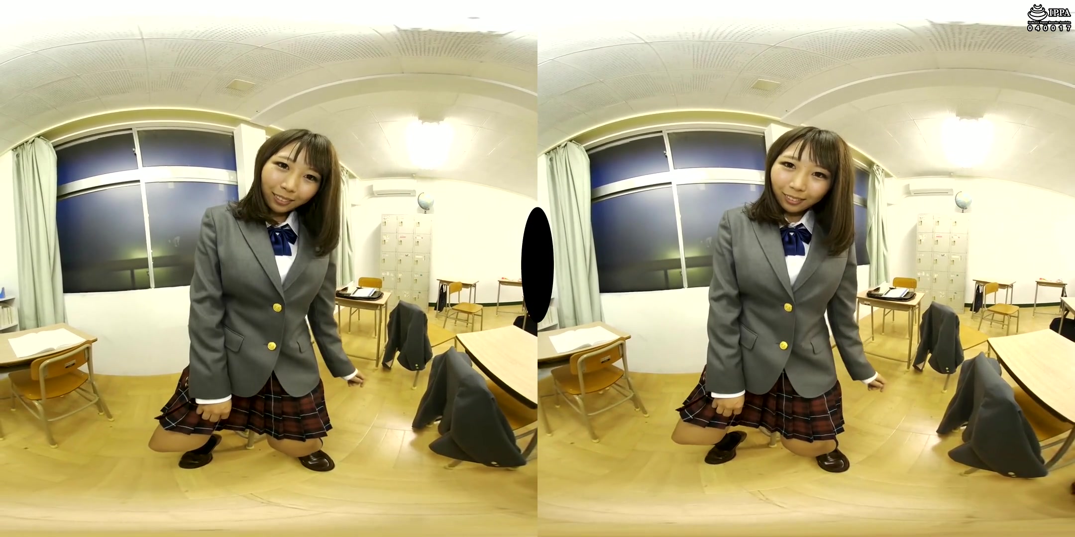 Uniform Upskirt VR 1 - PetersMAX