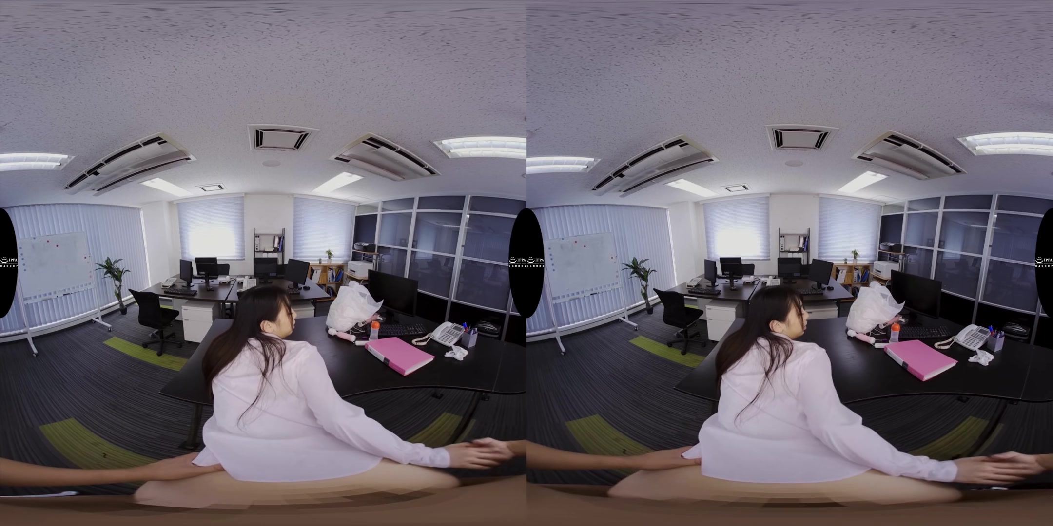 Yuri Arakawa - Dedicated Herself to the Job and Giving Her Presentation to the Boss - V1VR
