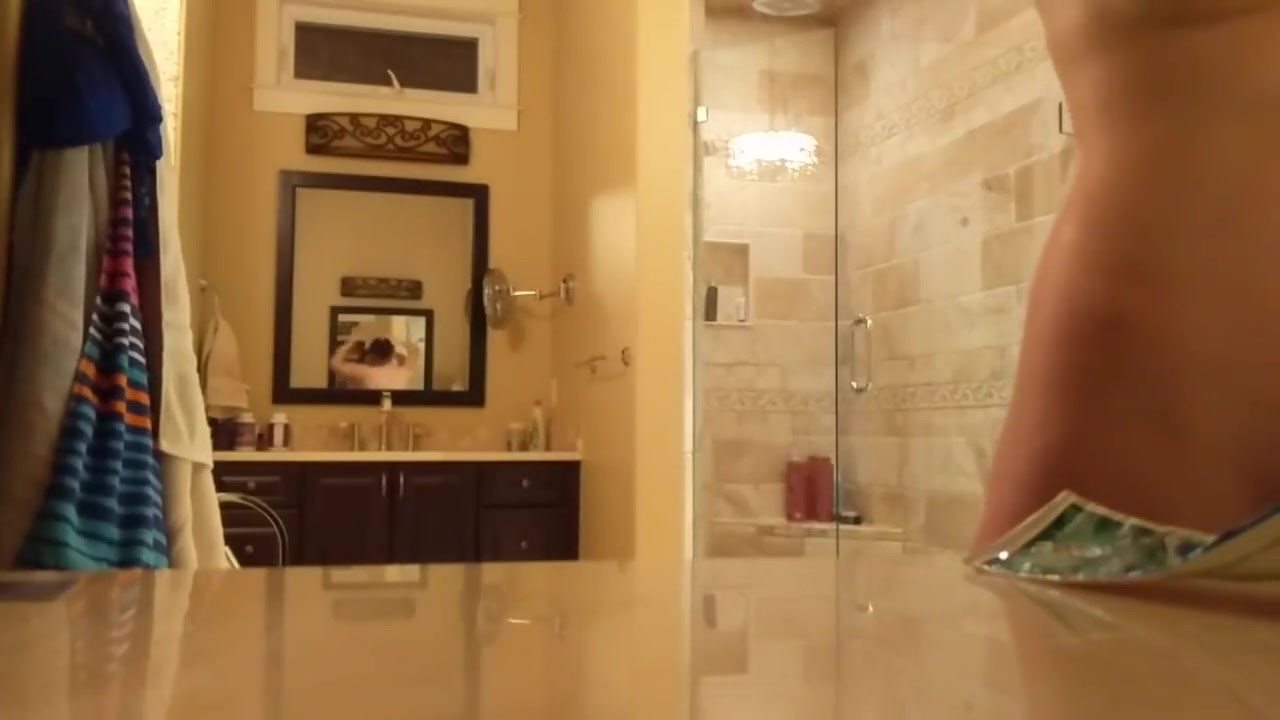 SPIED my stepsister taking a bath (bad camera angle) maybe next time!!