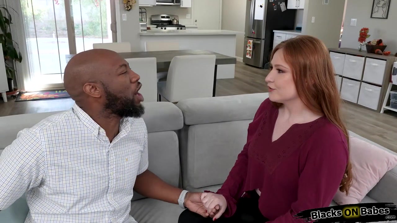 Big tits redhead girlfriend getting fucked by black ex bf