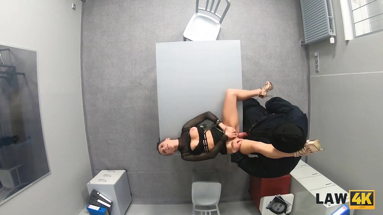 LAW4k. Alluring hottie gets penetrated hard in interrogation room