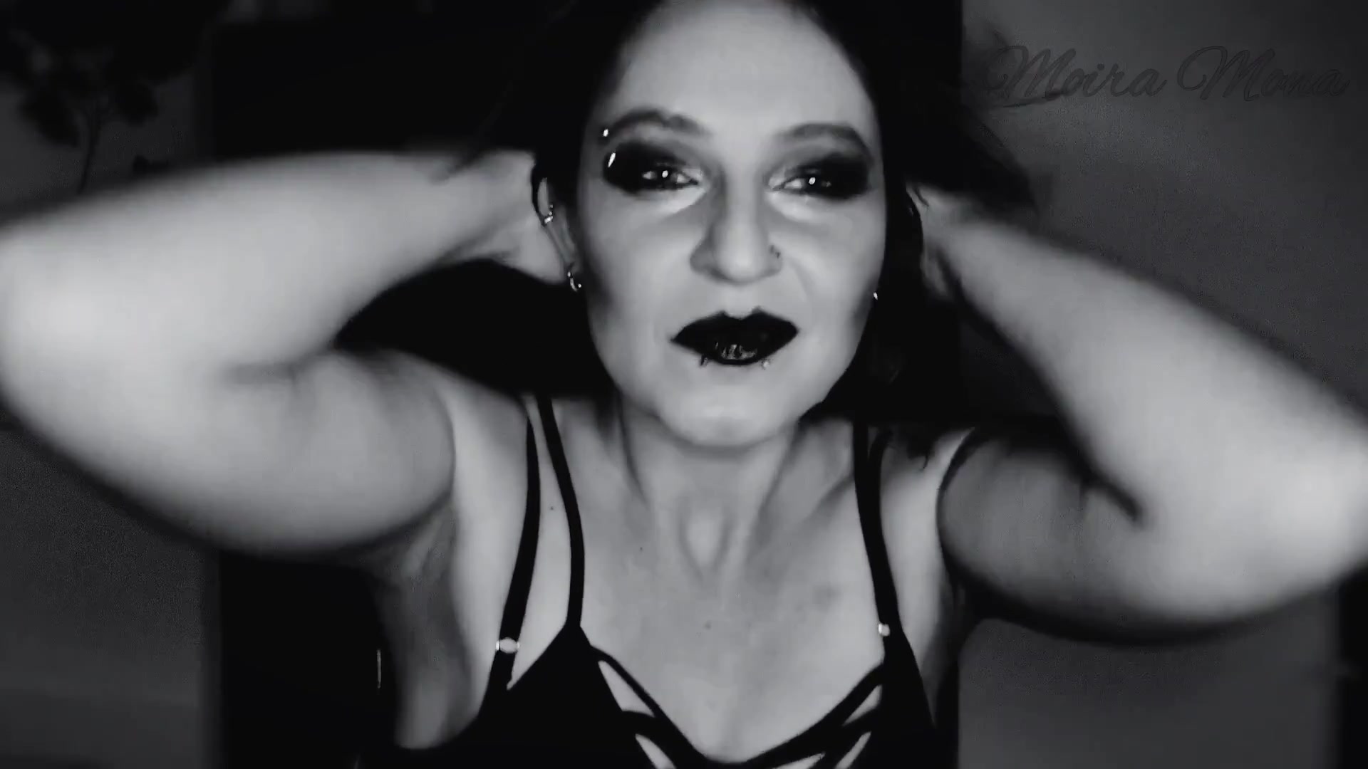 Evil Queen With Dark Lipstick