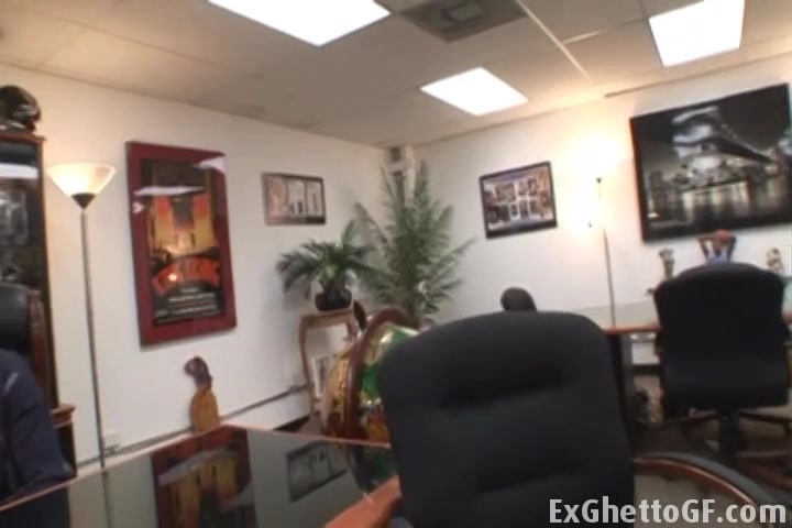 ExGhettoGf: Black babe doing porn casting