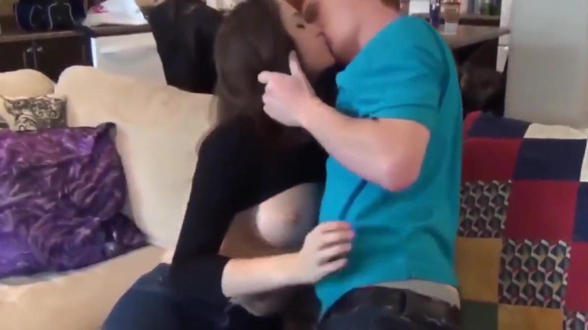 Redhead Boy Having Fun with His New Roommate Babe