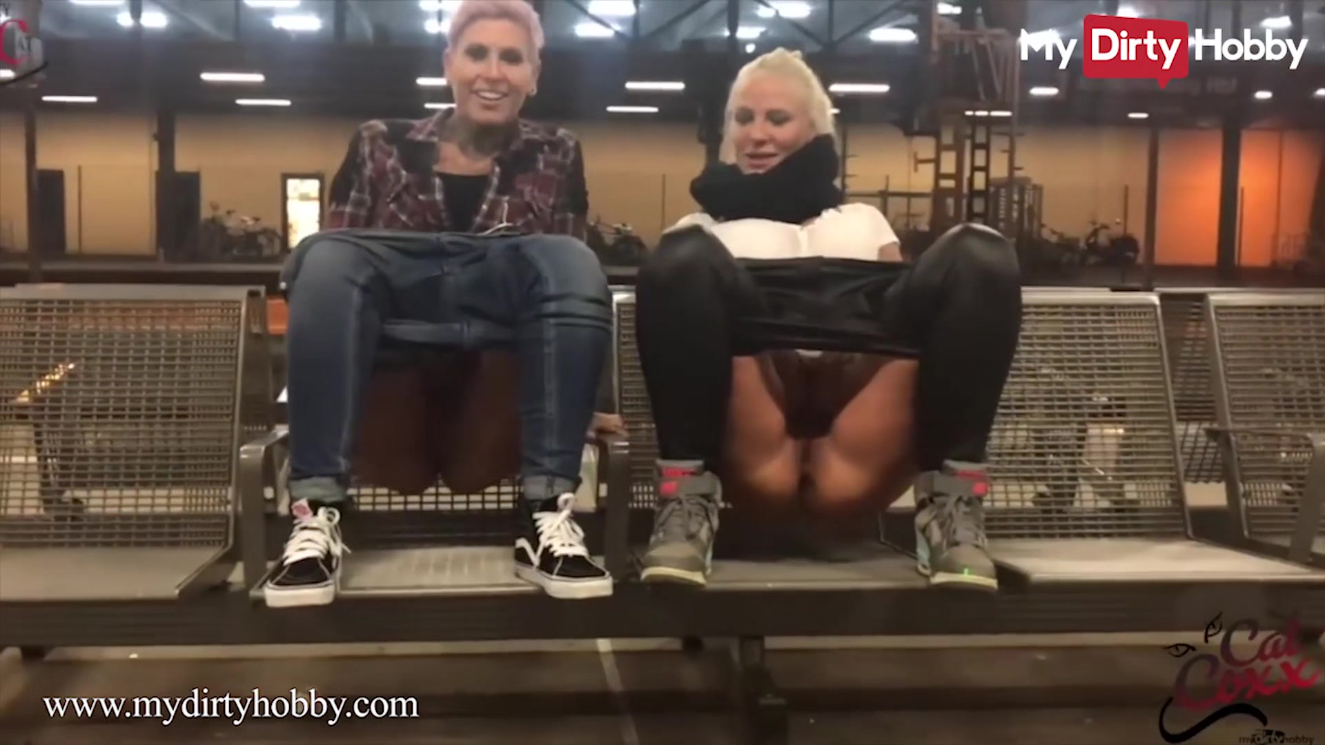 MyDirtyHobby - Cat Coxx Enjoys Pissing In Public