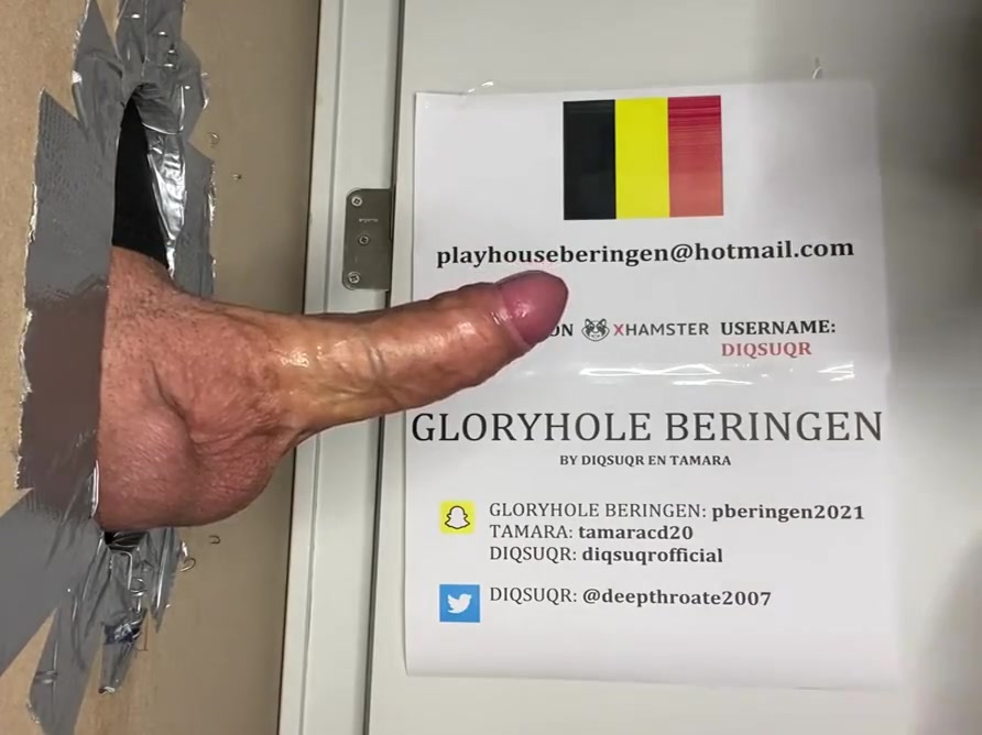 Diqsuqr - Dutch Superfan Edged At The Gloryhole!