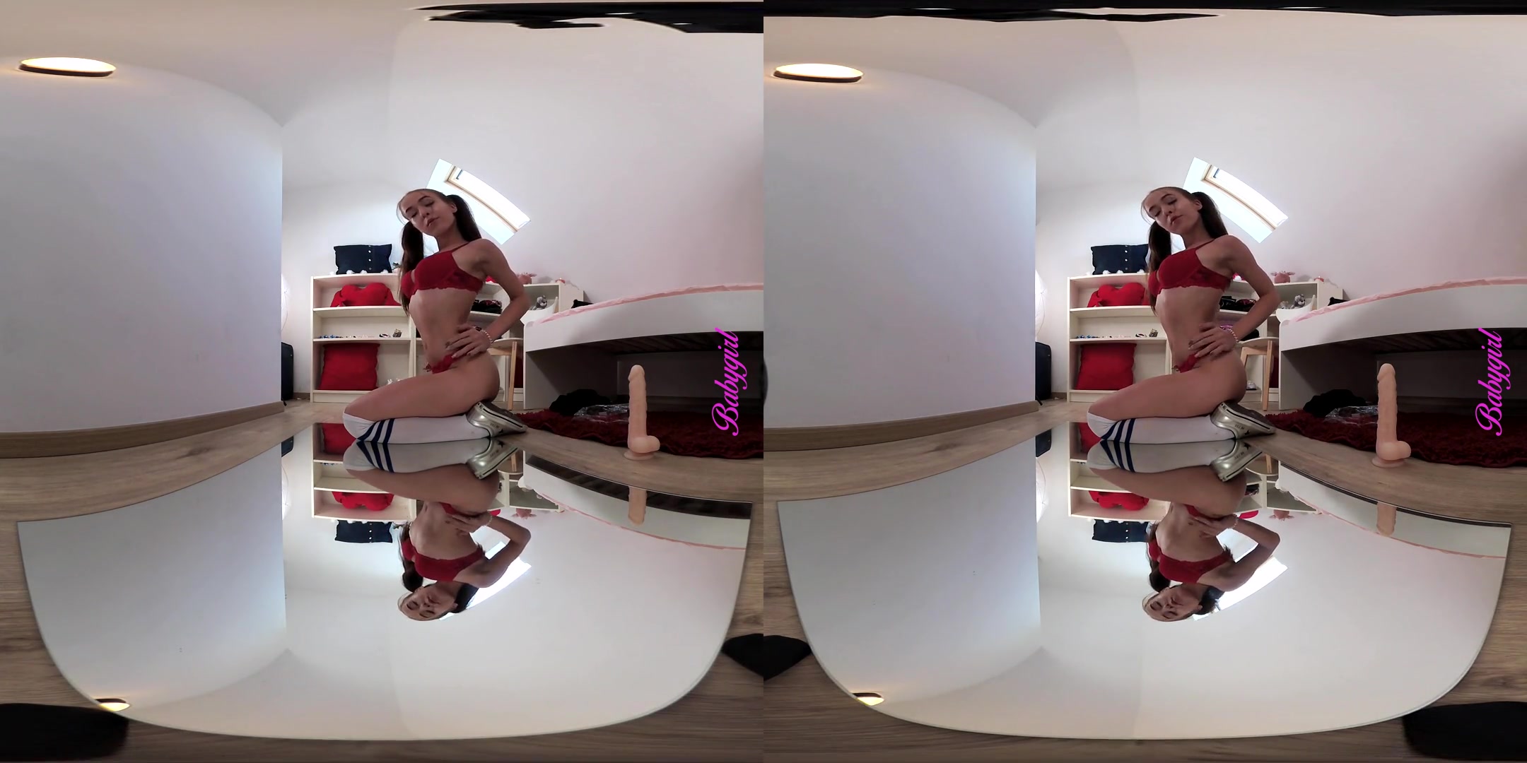 Nata Ocean in Tiny Cosmic Cheerleader - Mirror - perVRt
