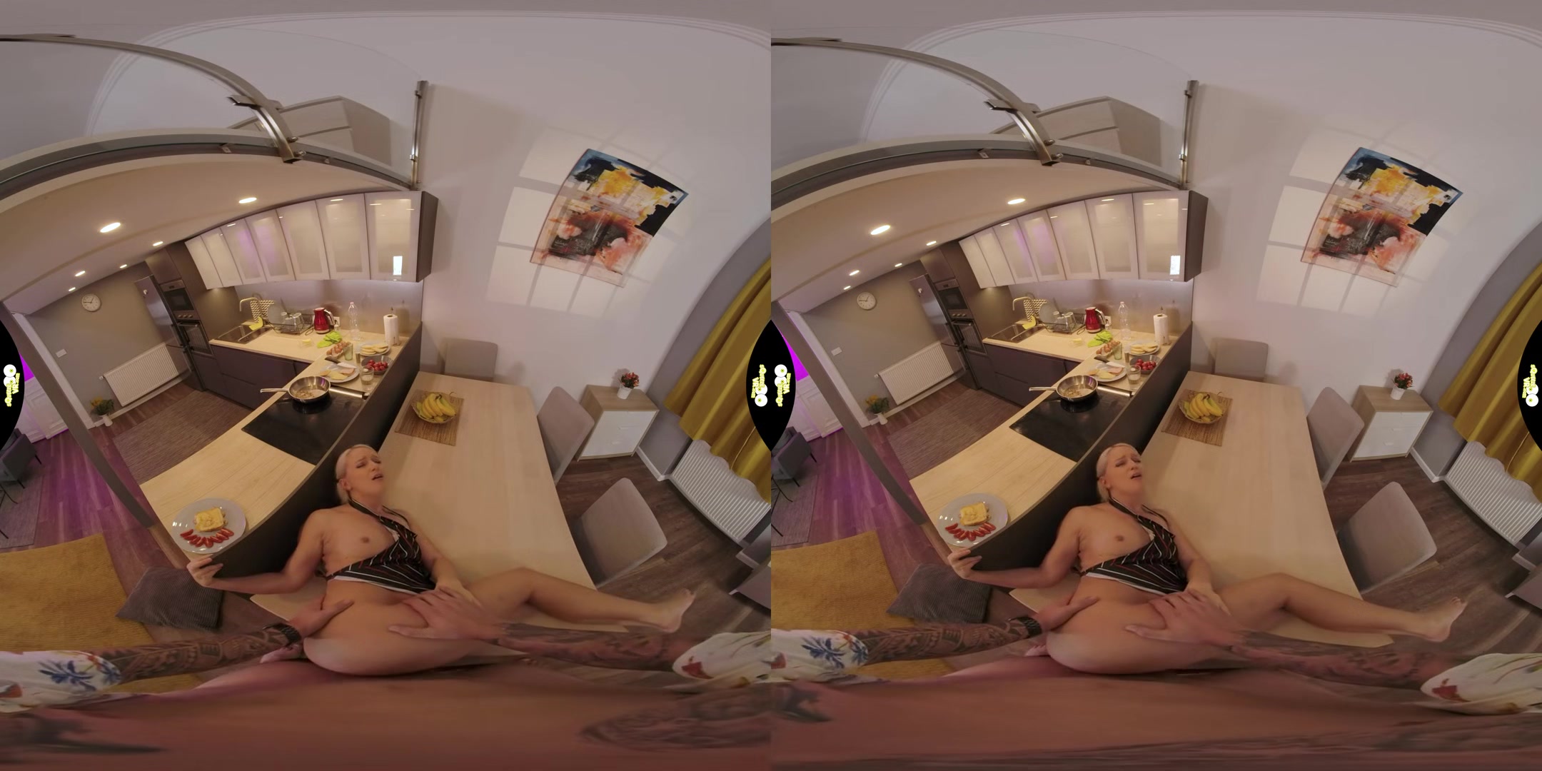 Dessert First; Big Tits Blonde POV VR Porn - SexLikeReal