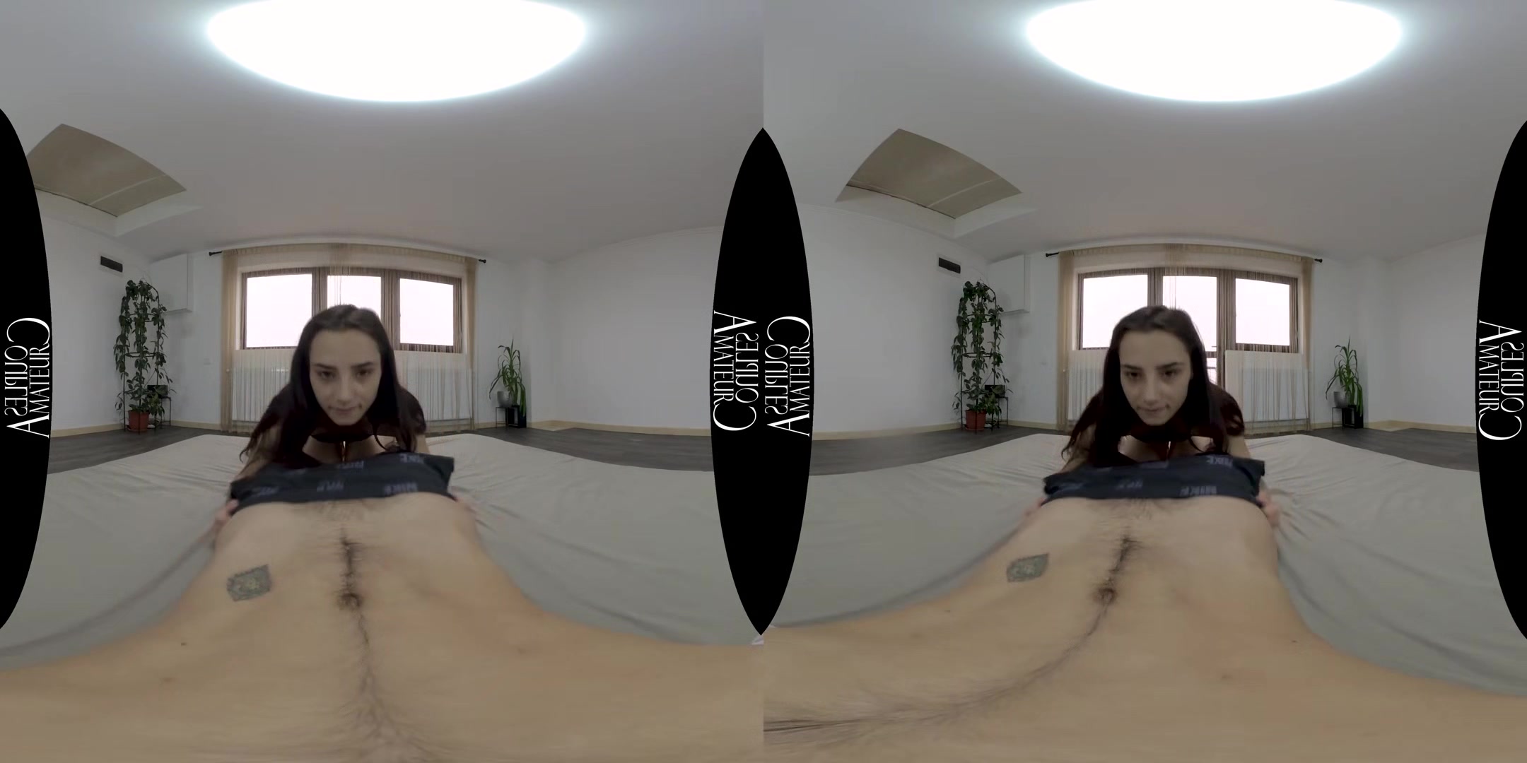 Lay Back And Enjoy This Quick Fuck With A Skinny Brunette - Amateur Brunette Virtual Girlfriend Experience