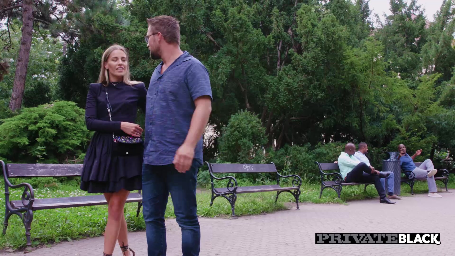 Eveline Dellai Goes Wild In A Gangbang