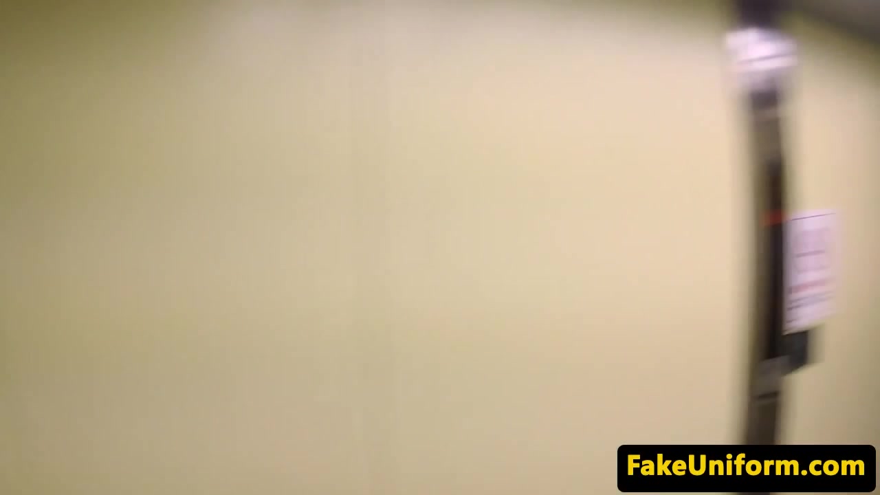dicksucking british sweetie facialized by officer