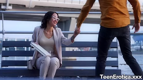 teen 18+ Kris The Foxx Gets Cum in Her Mouth