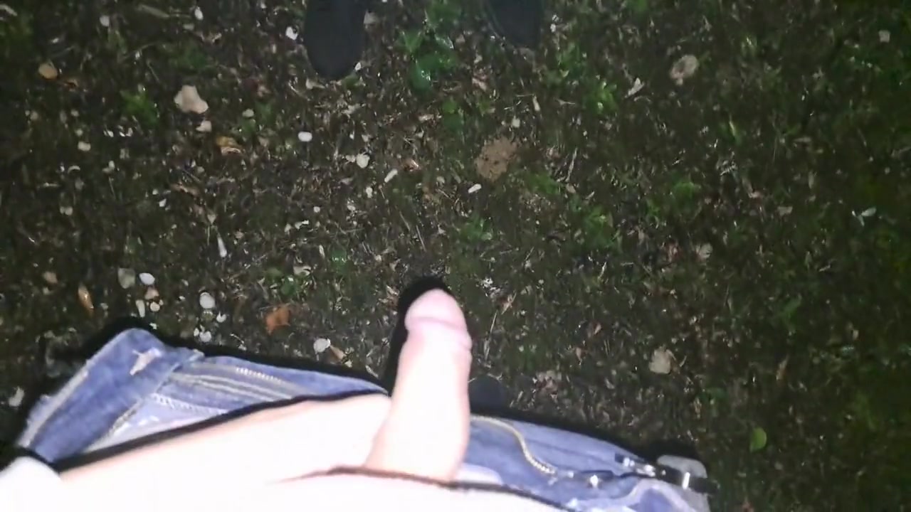 Stepsister Gives A Blowjob While Taking A Walk In The Woods Outdoor