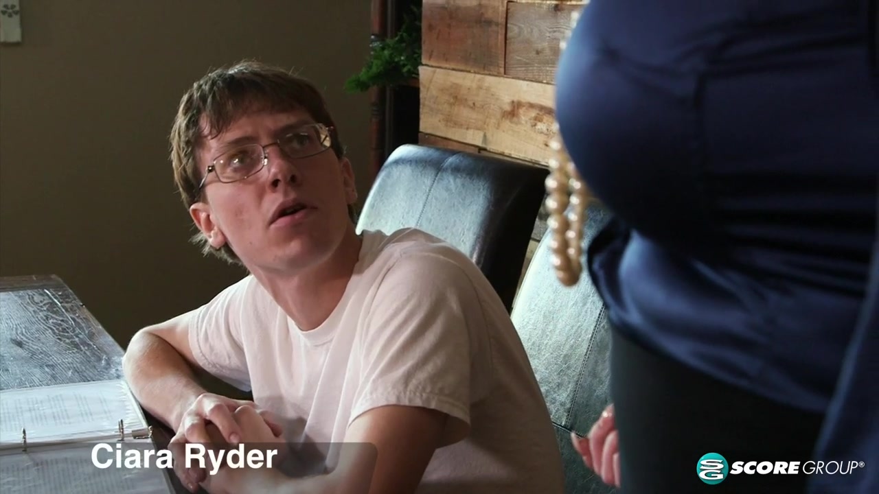 Ciara Ryder: Super MILF Catches Her Step son's Friend Beating Off