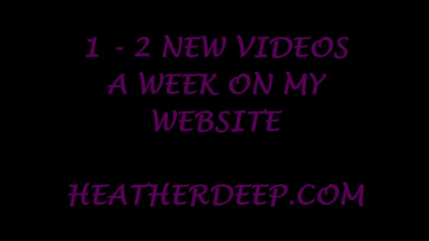 Heather Deep Scared in Kitchen gives deepthroat creamthroat throatpie