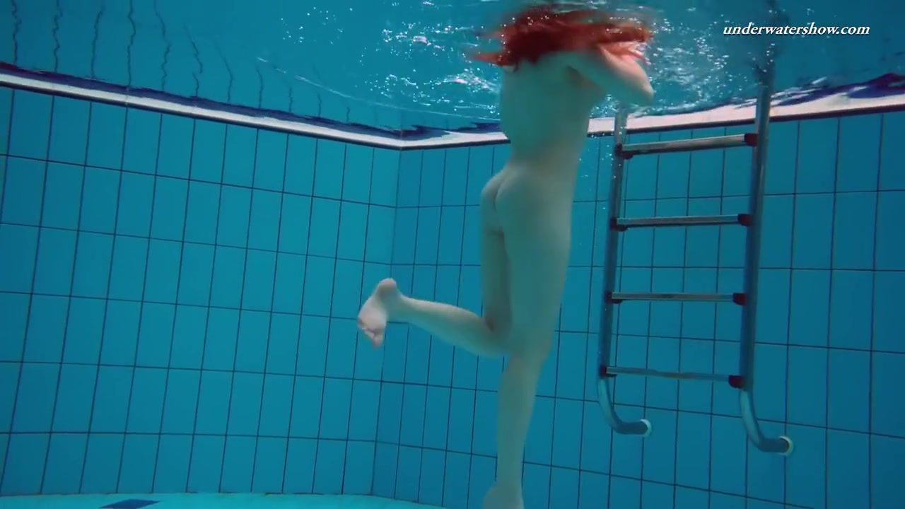 Czech Chick Vesta Enters Swimming Pool