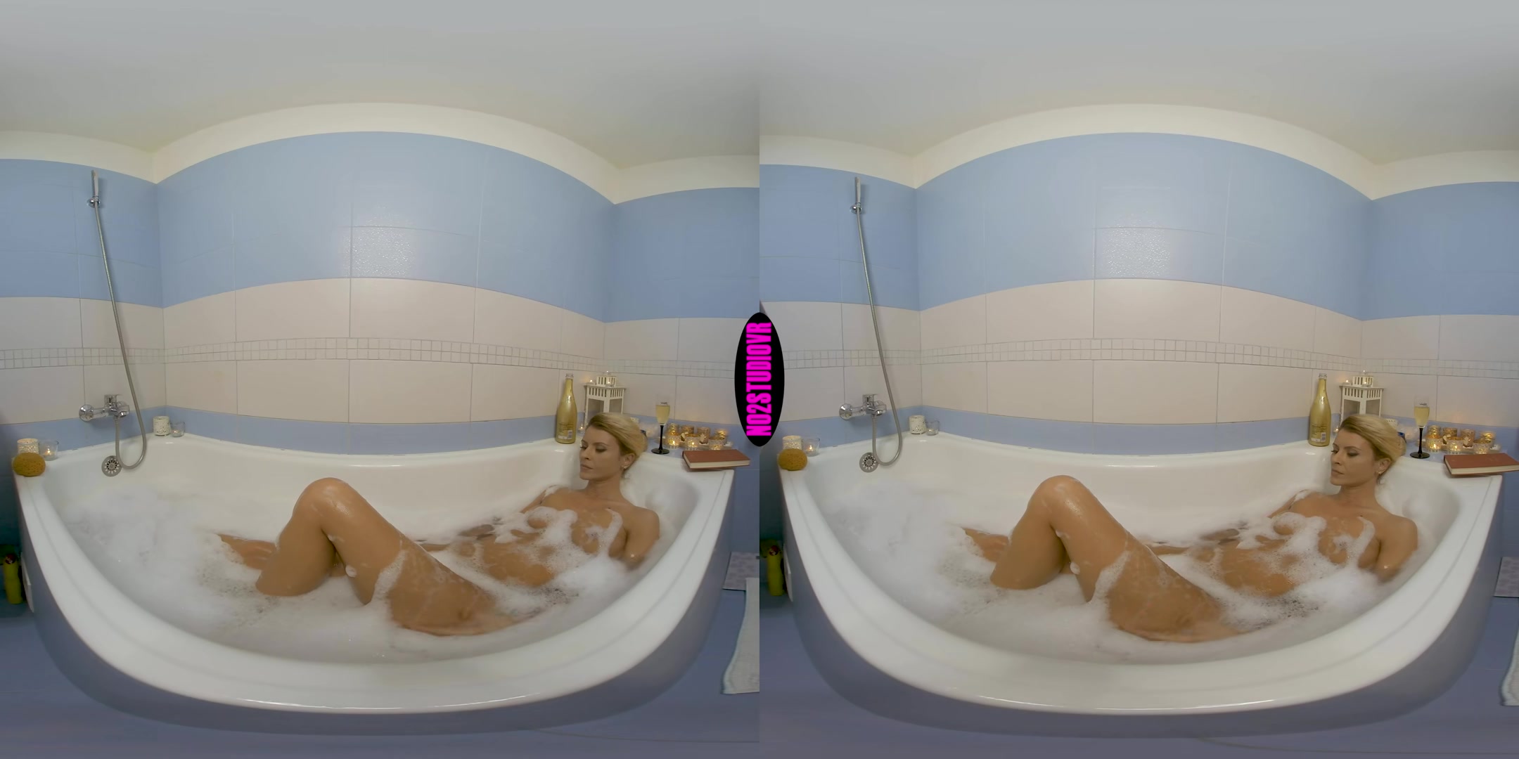 Bubble Bath Dildo Fun - No2StudioVR