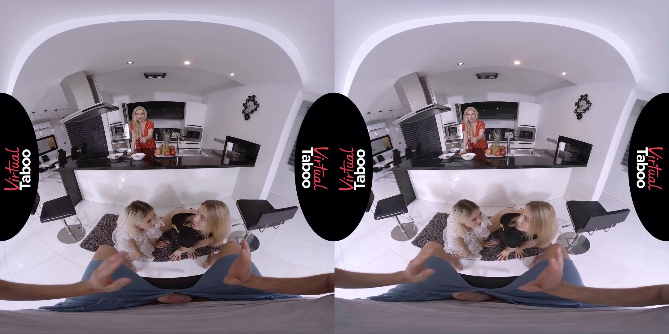 Georgie Lyall, Alecia Fox VR Porn: Family Foursome Is Awesome! - VirtualTaboo