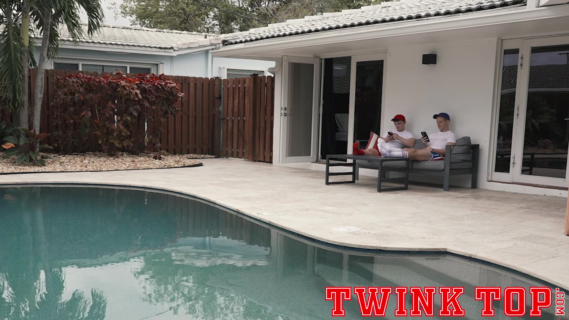 TwinkTop Fit sexy coach Ace Banner fucked long and hard by twink