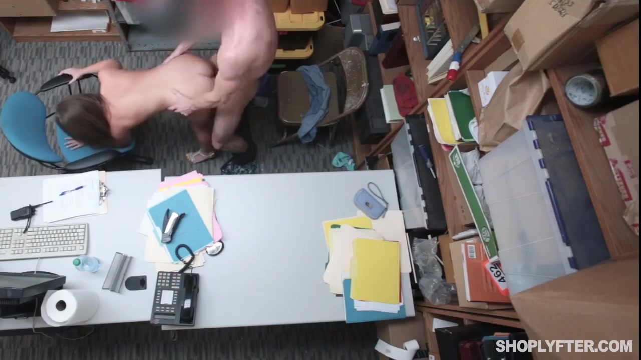 Suspected Shoplifter Gets Her Pussy Banged By Security Guard - Brooke Bliss