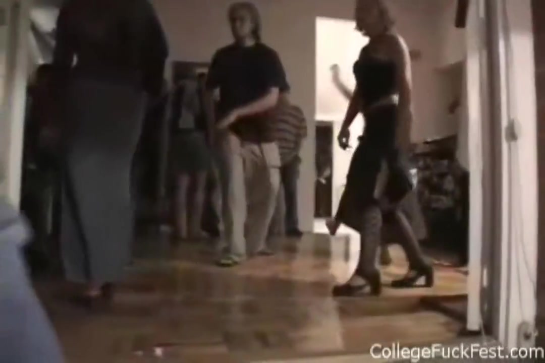 teen 18+ Slut Gets Spitroasted In Horny Frat Scene 6 Min