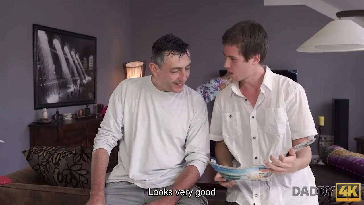 DADDY4K. Skillful Step dad shares sexual experience with Step son's slutty GF