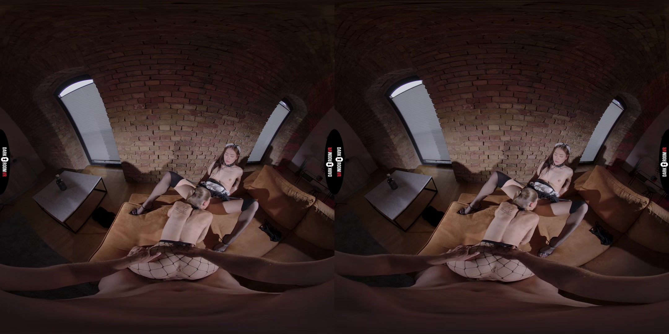 Matty & Tiffany Tatum VR Porn: Maid For Bi Sex - DarkRoomVR