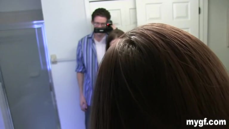 Fooling around with my camera while receiving a head