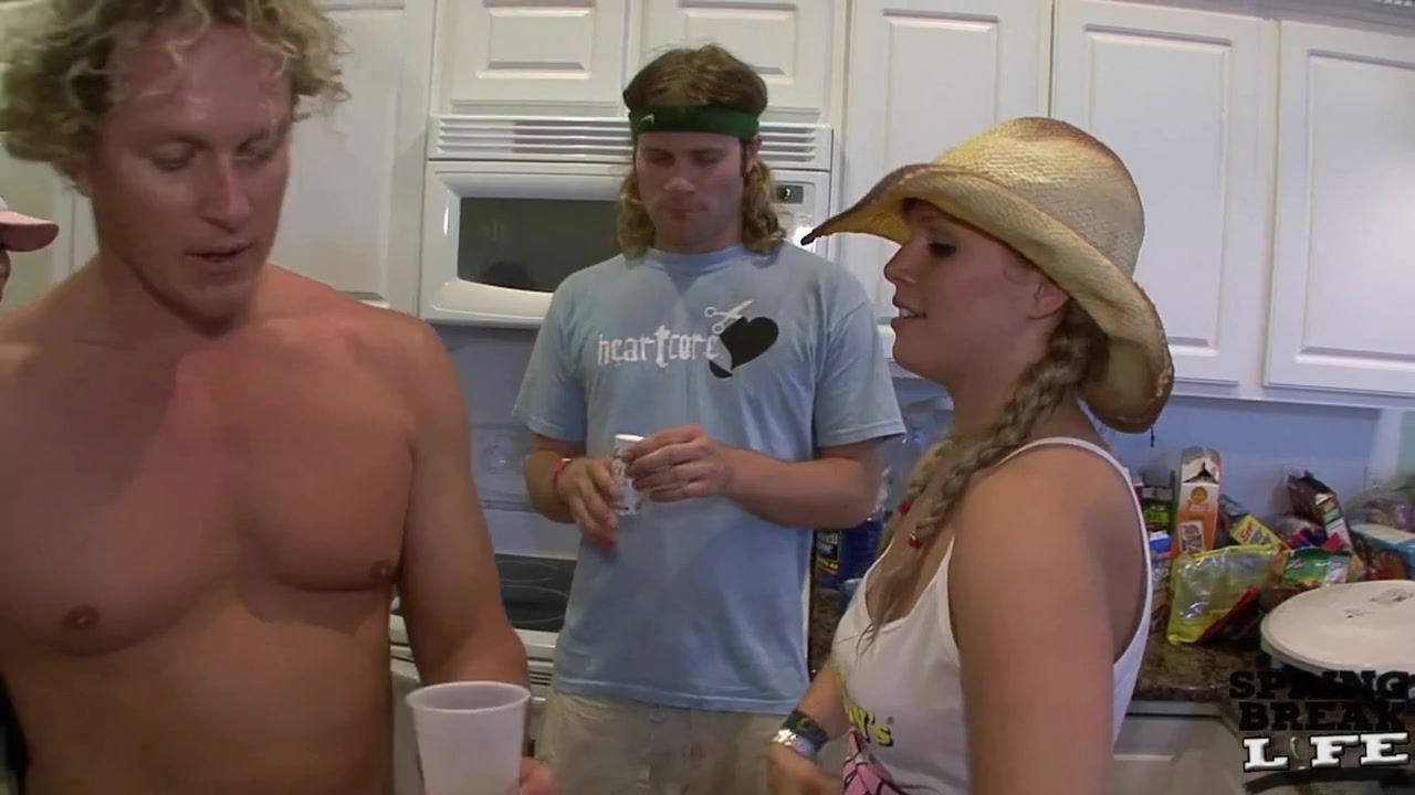Spring Break Kitchen Party Naked Body Shots