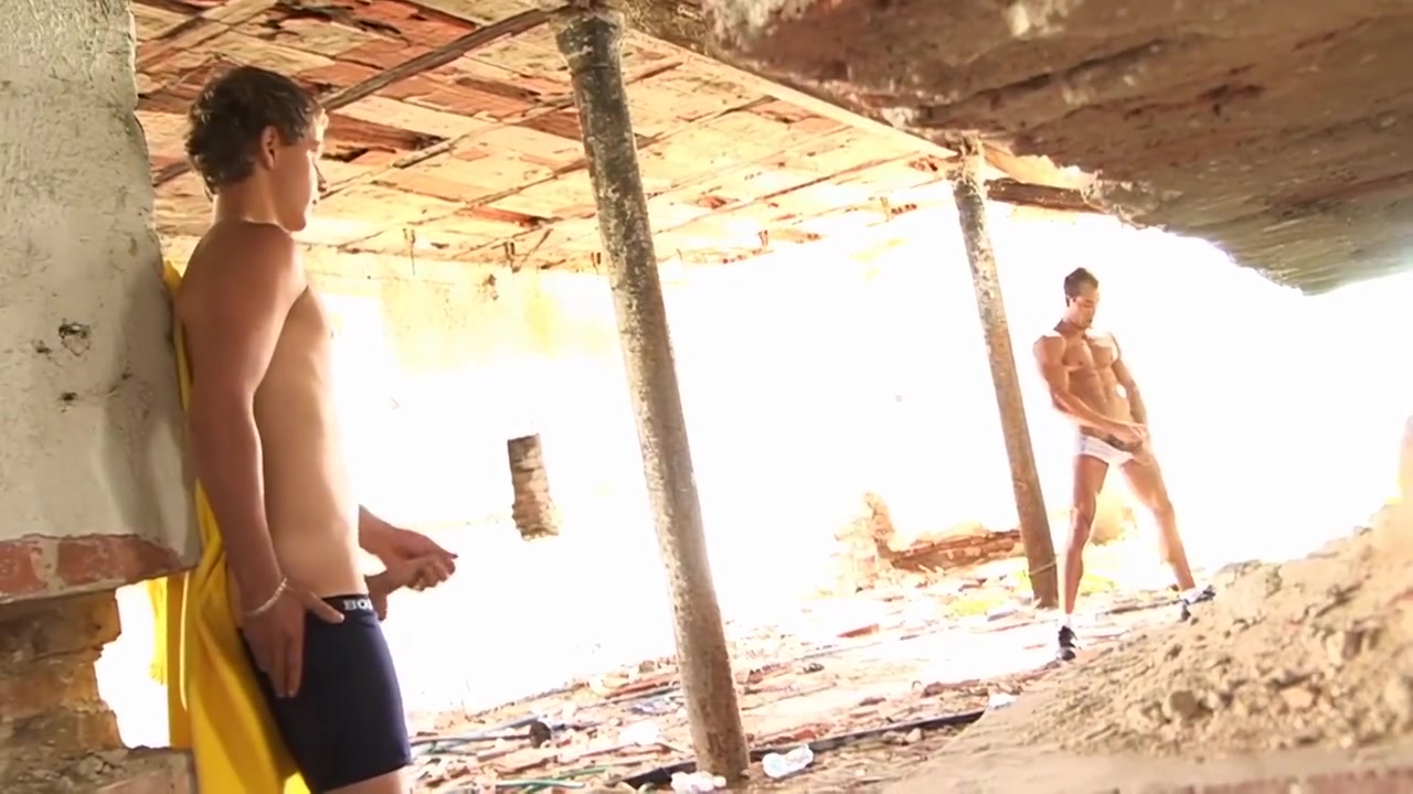 Cute teen 18+ Watched By Trained Handsome Guy Jerking Off And Satisfies Himself - Both Cum Profusely Now