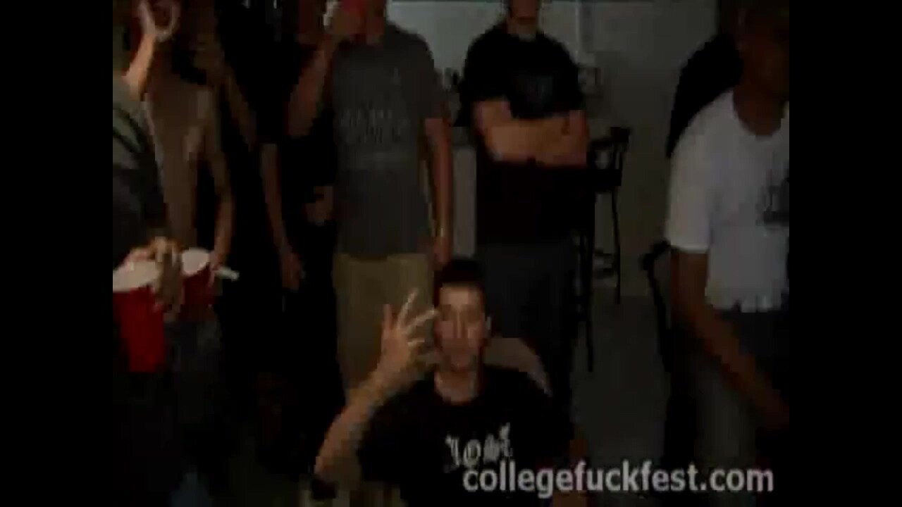 College Men have house party and have some sex shows