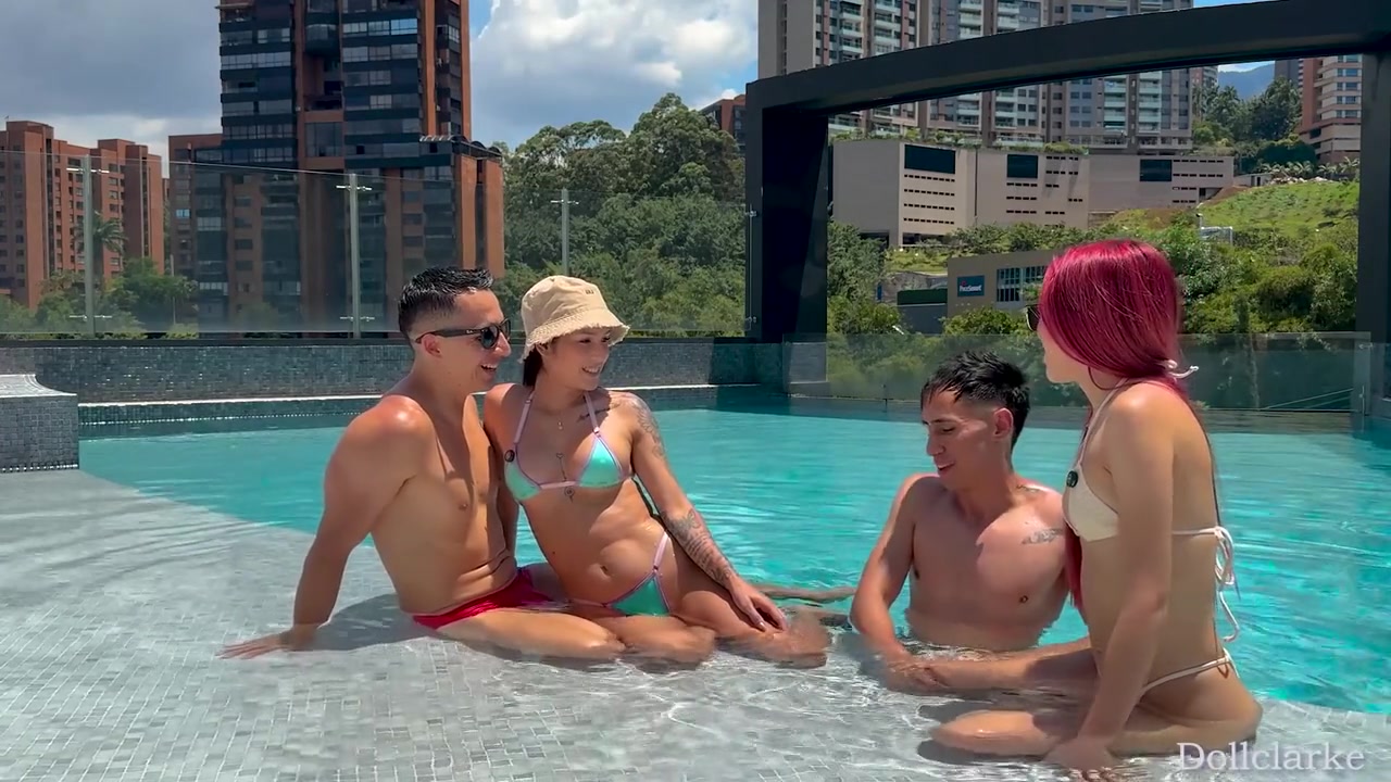 Amateur Swinger Hot Couples Have Sex In Medellin Colombia