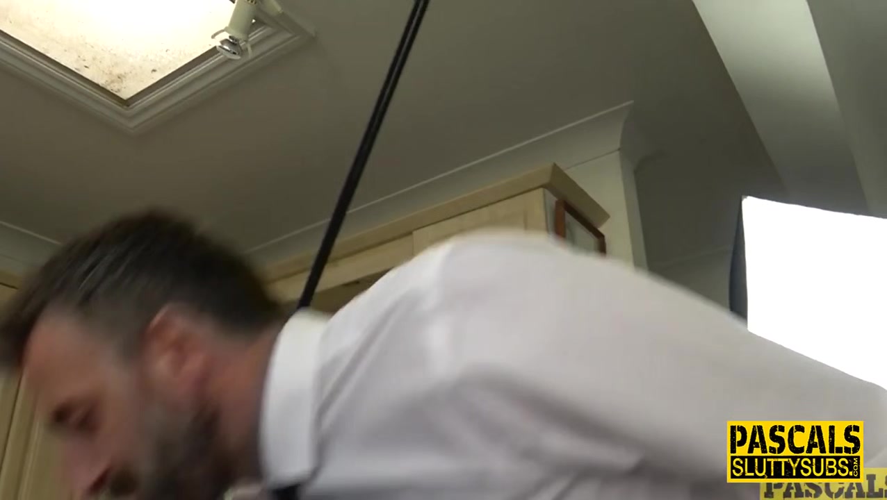 Chubby bound sub with big butt