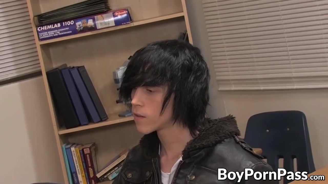 Metalhead Goth Twink With Horny Stud Teacher Banging Wildly With Tyler Bolt, Nate Kennedy And Brice Carson