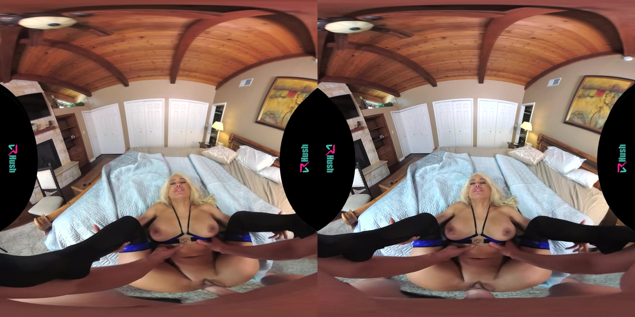 VRHUSH Busty blonde Luna Star has a surprise for you