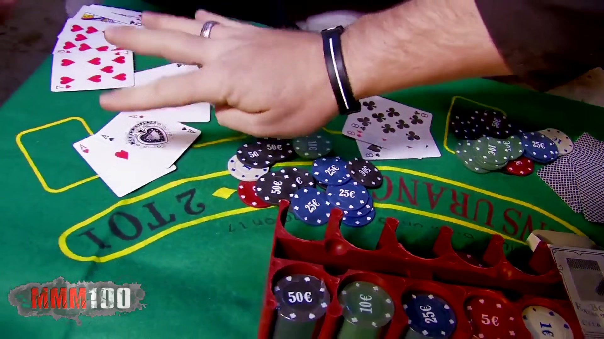Perfect Young Brunette Aris Dark Paying Her Poker With Her Pussy